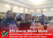 KPU Gorontalo Utara Gelar Rapat Koordinasi Evaluasi Pelayanan Pindah Memilih