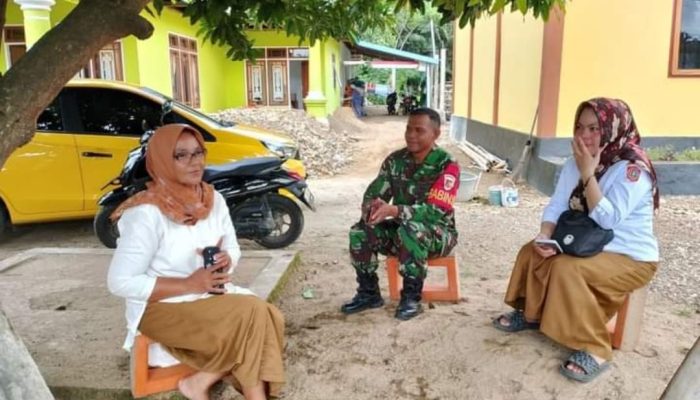 Pererat Sinergitas, Babinsa Gelar Komunikasi Sosial Bersama Perangkat Desa Ipilo