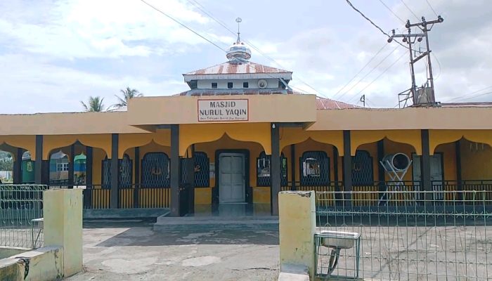Masjid Nurul Yaqin Desa Tabongo Barat Kecamatan Tabongo