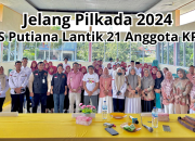 21 Anggota KPPS Desa Putiana Dilantik Jelang Pilkada 2024