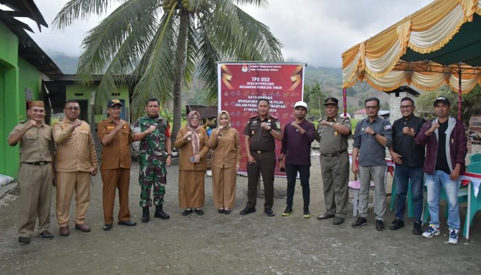 Dandim 1314 Gorontalo Utara Kawal Kesiapan Pilkada 2024 di Kecamatan Biau