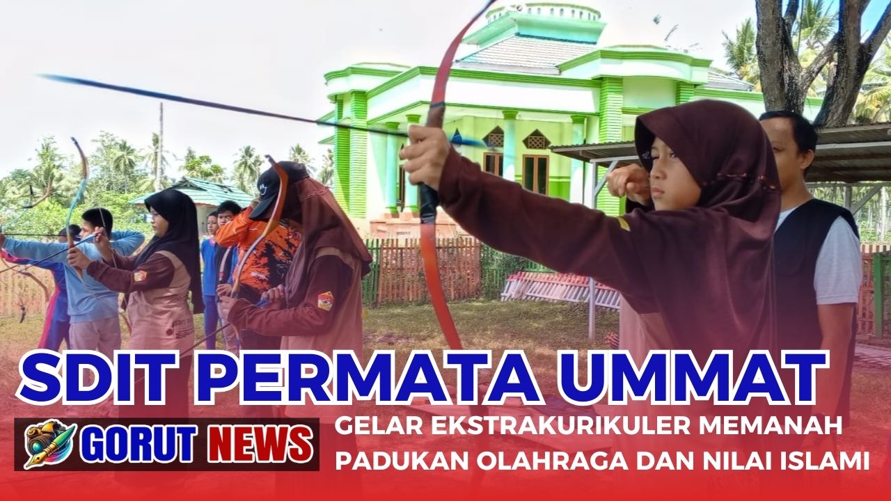 Siswa SDIT Permata Ummat Mengikuti Kegiatan Ekstrakurikuler Memanah