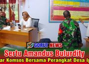 Babinsa Sertu Amandus Lakukan Komsos, Tingkatkan Kerja Sama di Desa Ipilo