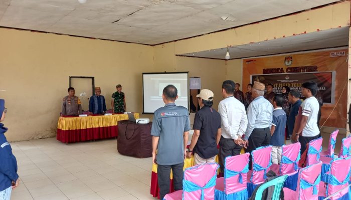 Serma Mody Hardi Mewengkang Hadiri Pembukaan Rapat Pleno Rekapitulasi di Gentuma Raya