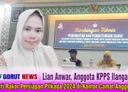 Lian Anwar, Anggota KPPS Ilangata Ikuti Rakor Persiapan Pilkada 2024