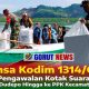 Babinsa Kodim 1314/Gorut Pimpin Pengawalan Kotak Suara Pilkada dari Pulau Dudepo Hingga ke PPK Kecamatan Anggrek