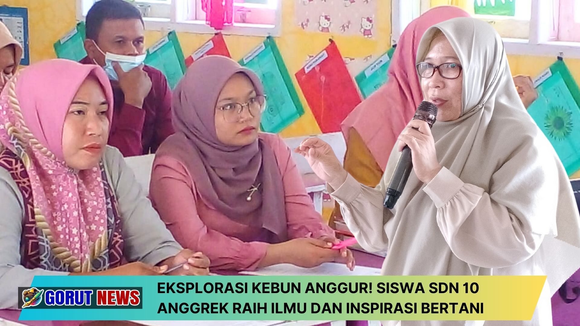 Dari SDN 16 Anggrek, dua guru turut ambil bagian dalam kegiatan ini, yaitu Ibu Nur'ain Yunus, S.Pd dan Pak Safrudin Talib, S.Pd. Keduanya aktif mengikuti pendampingan di SDN 10 Anggrek