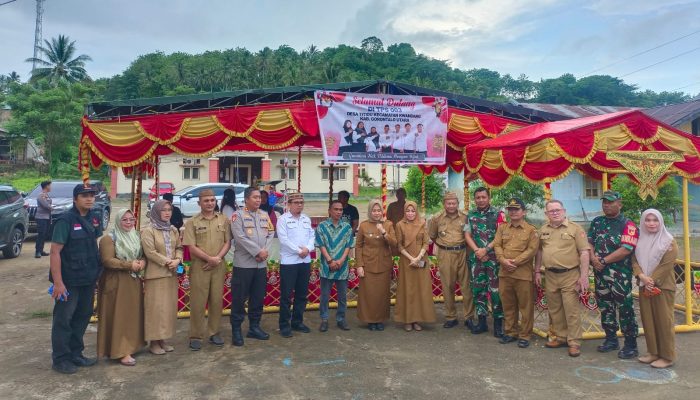 Komandan Distrik Militer (Dandim) 1314/Gorontalo Utara, Letkol Inf Rayner D.R Wajong, turut serta dalam peninjauan kesiapan Tempat Pemungutan Suara (TPS) menjelang Pemilu serentak 2024