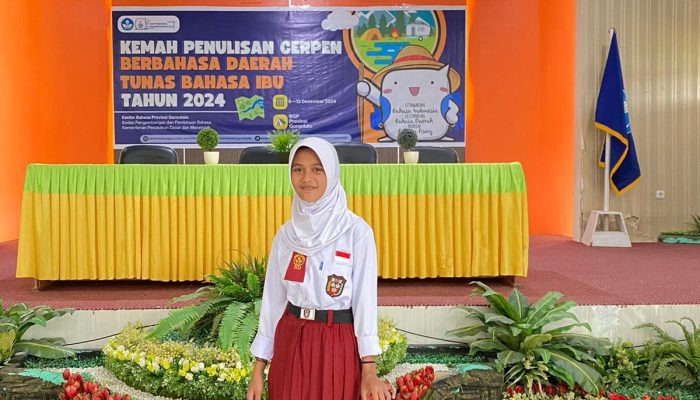 Siswa SDN 4 Anggrek Raih Juara 1 Lomba Cerita Pendek Berbahasa Daerah se-Gorontalo