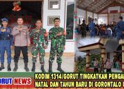 Kodim 1314/Gorut Tingkatkan Pengamanan Natal dan Tahun Baru di Gorontalo Utara