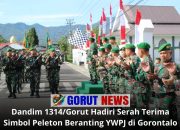 Dandim 1314/Gorut Hadiri Serah Terima Simbol Peleton Beranting YWPJ di Gorontalo