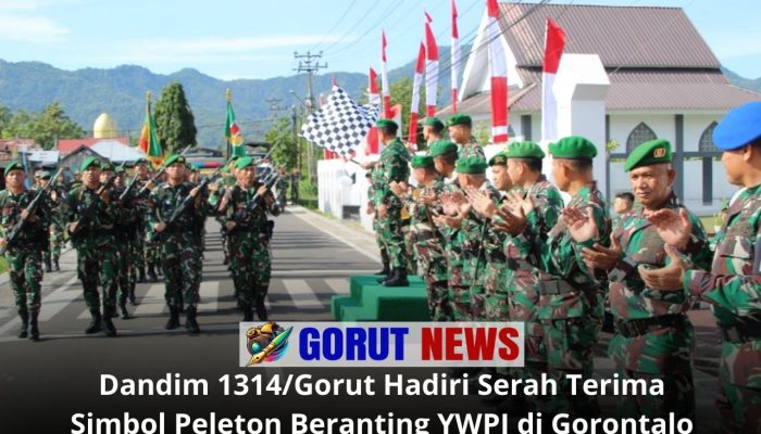 Dandim 1314/Gorut Hadiri Serah Terima Simbol Peleton Beranting YWPJ di Gorontalo