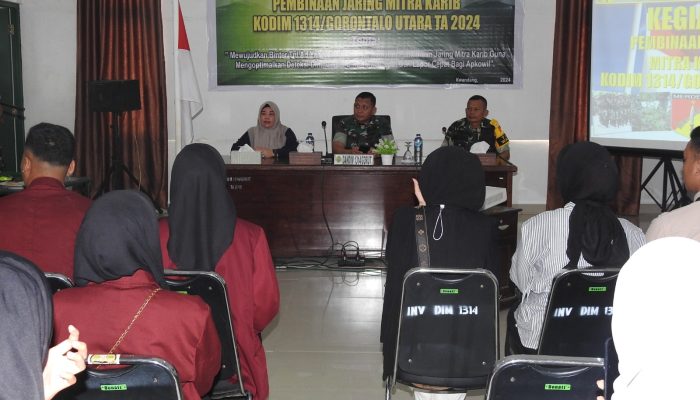 Pembinaan Jaring Mitra Karib Kodim 1314/Gorontalo Utara TA 2024, Memperkokoh Kemanunggalan TNI-Rakyat