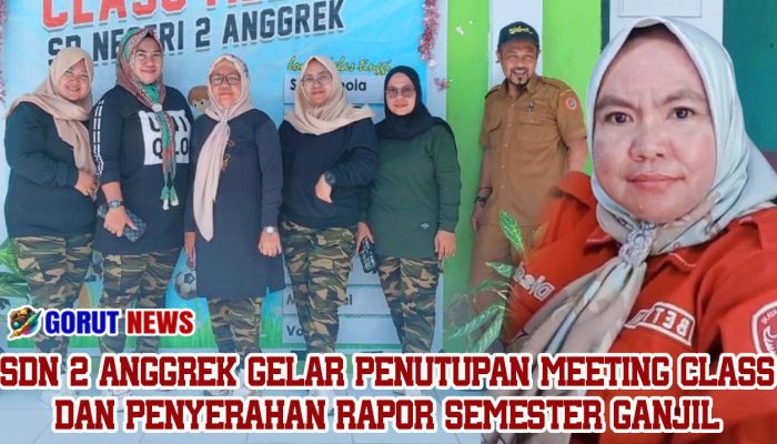 SDN 2 Anggrek Gelar Penutupan Meeting Class dan Penyerahan Rapor Semester Ganjil