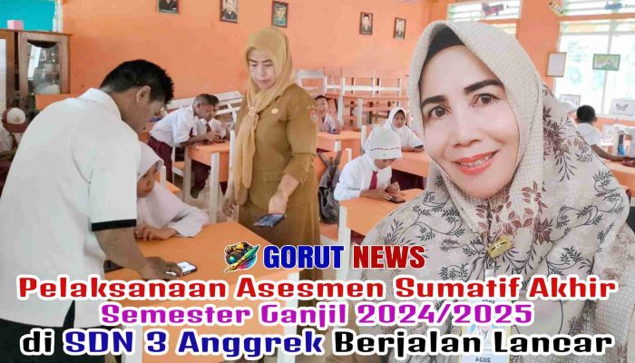 Pelaksanaan Asesmen Sumatif Akhir Semester Ganjil 2024/2025 di SDN 3 Anggrek Berjalan Lancar