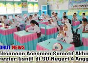 Pelaksanaan Asesmen Sumatif Akhir Semester Ganjil di SD Negeri 4 Anggrek