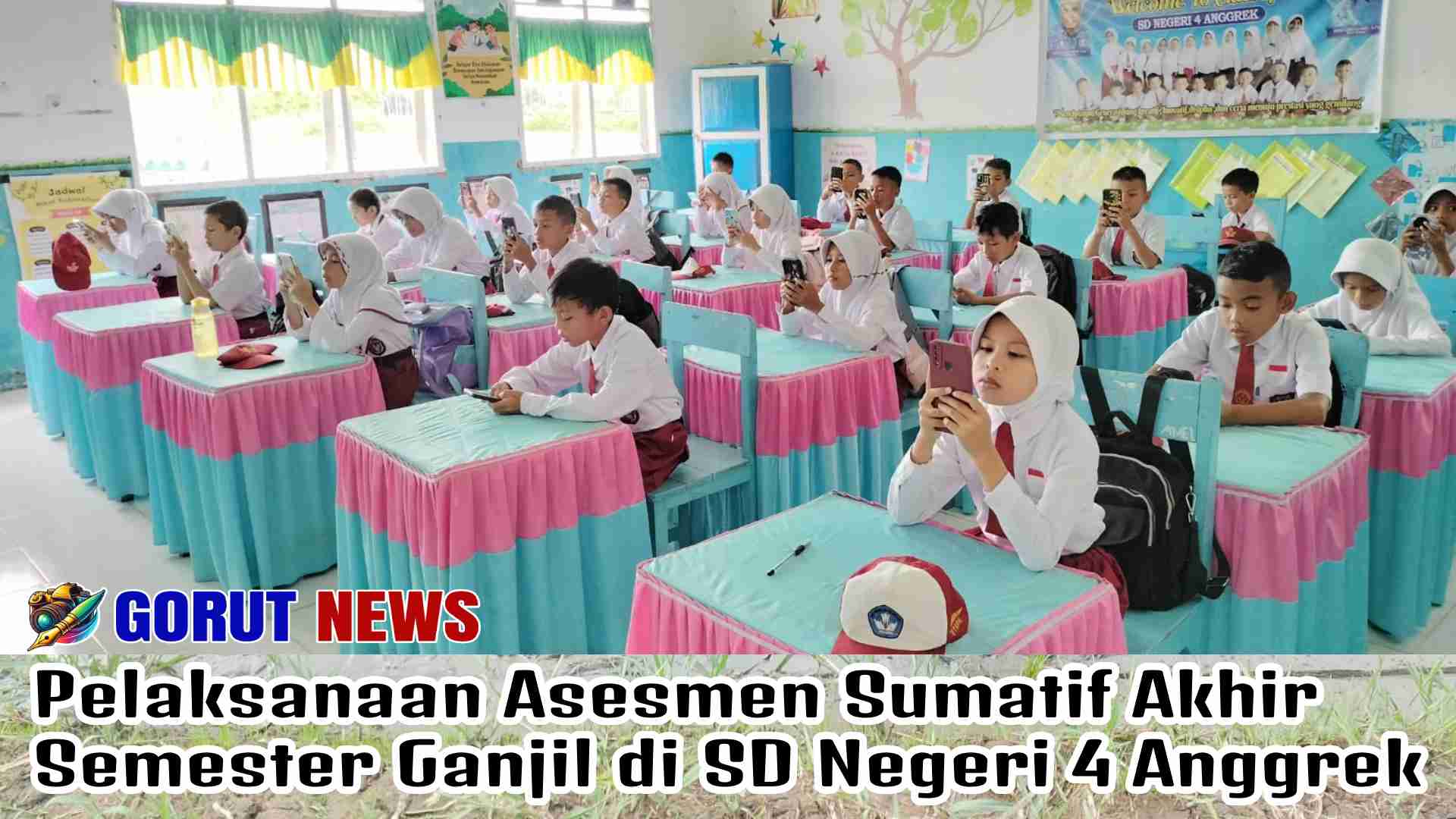 Pelaksanaan Asesmen Sumatif Akhir Semester Ganjil di SD Negeri 4 Anggrek