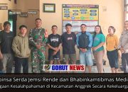 Babinsa Serda Jemsi Rende dan Bhabinkamtibmas Mediasi Dugaan Kesalahpahaman di Kecamatan Anggrek