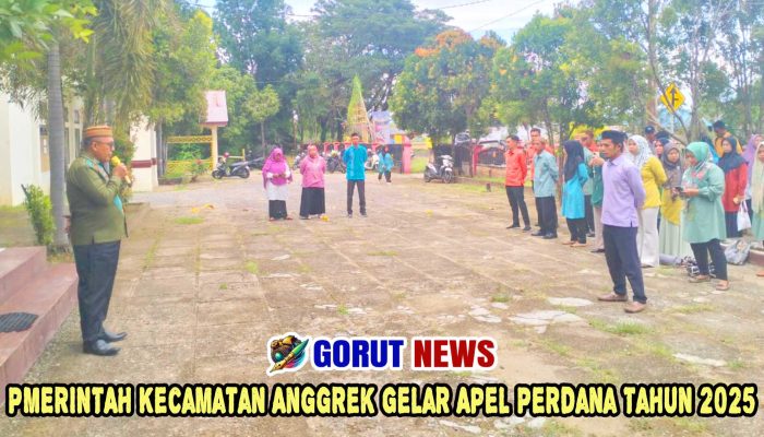 Pemerintah Kecamatan Anggrek Gelar Apel Perdana Tahun 2025