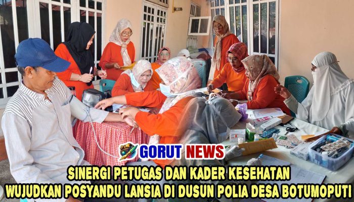 Sinergi Petugas dan Kader Kesehatan Wujudkan Posyandu Lansia di Dusun Polia