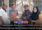 Kepedulian Warga Desa Tumba Dukung Pembangunan Masjid Baitul Hamdi Ilangata