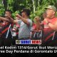Personel Kodim 1314/Gorut Ikut Meriahkan Car Free Day Perdana di Gorut