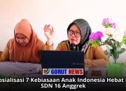 Sosialisasi 7 Kebiasaan Anak Indonesia Hebat Di SDN 16 Anggrek