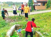 Kepala Desa Botumoputi Pimpin Kerja Bakti Bersama Mahasiswa KKN Universitas Ichsan