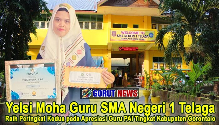 Yelsi Moha Raih Peringkat Kedua pada Apresiasi Guru PAI Tingkat Kabupaten Gorontalo