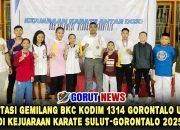 Prestasi Gemilang BKC Kodim 1314 Gorontalo Utara di Kejuaraan Karate SULUT-GORONTALO 2025