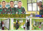 Personel Brigif 22/Otamanasa Terapkan Metode GASING dalam Praktek Mengajar di SDN 2 Anggrek