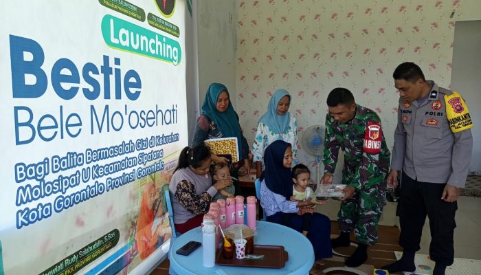 Sinergi TNI Polri Atensi Penyaluran Bahan Makanan Bergizi Untuk Balita