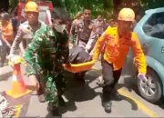 Babinsa Beserta Basarnas Bantu Evakuasi Korban Kecelakaan Mobil Tangki Pertamina