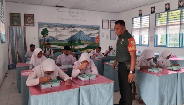 Kodim 1314/Gorut Sukses Kawal Program Makan Bergizi Gratis di Gorut