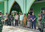 Danramil 1314-03/Sumalata Pimpin Karya Bakti Bersihkan Masjid Di Bulontio