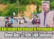 Perempatan GORR Rawan Kecelakaan, 23 Kali Insiden Jadi Peringatan Serius