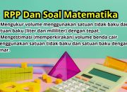 RPP Matematika Semester Genap Mengukur dan Mengestimasi Volume