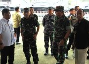 Dandim 1314/Gorut Dampingi Danrem 133/NW dalam Peninjauan Kesiapan PSU Pilkada Gorut