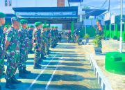 Koramil 1314-01/Kwandang Gelar Apel Pengecekan Pengamanan PSU Pilkada Gorut