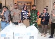Babinsa Koramil 1314-01 Kwandang Kawal Pergeseran Kotak Suara PSU Pilkada 2025