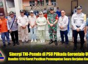 Letkol Inf Reyner Pantau PSU Pilkada Gorut Bersama Forkopimda