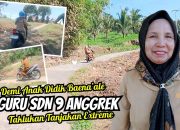 Guru SDN 9 Anggrek Tetap Semangat Tempuh Jalan Tanjakan Demi Pendidikan Anak Dusun Baenaale