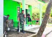 Serda Jemsi Rende Bersama Personel TNI Lainnya Rehab Panti Asuhan Al-Izzah