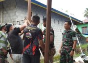 Dandim 1314/Gorut Tinjau Lokasi TMMD dan Jalin Kebersamaan dengan Satgas di Desa Ombulodata