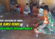 Pererat Sinergi Demi Keamanan, Serda Jemsi Rende Lakukan Komsos di Desa Monano
