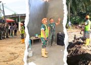 Pasiter Kodim Tinjau Lokasi TMMD di Ombulodata, Satgas dan Warga Kompak Gotong Royong