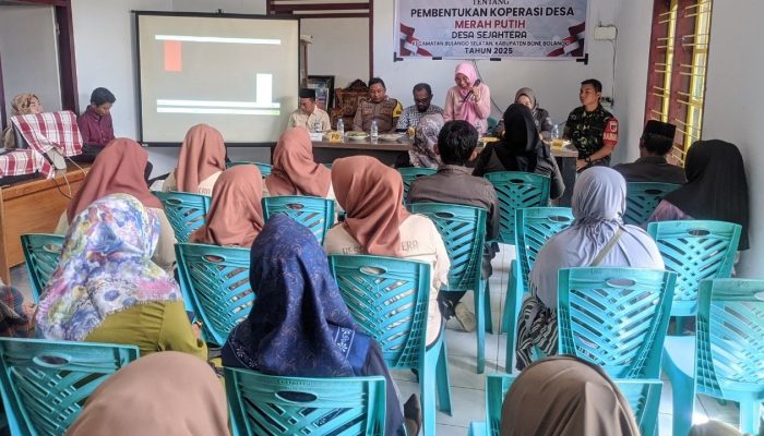 Babinsa Tapa Hadiri Musyawarah Desa Pembentukan Pengurus Koperasi Merah Putih, Dukung Program Pemerintah