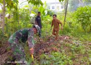 Satgas TMMD Pasang Pipa Air Bersih di Desa Botungobungo, Dipimpin Serma Ismail Hasan
