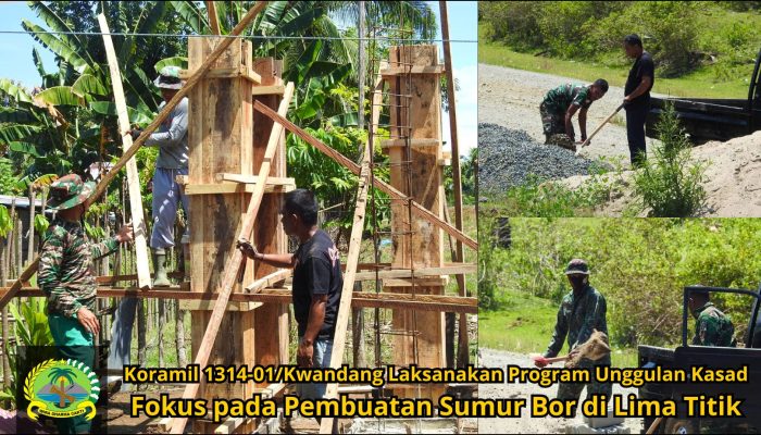 Koramil 1314-01/Kwandang Laksanakan Program Unggulan Kasad