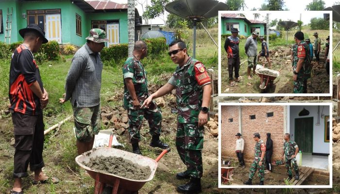 Dansatgas TMMD ke-124 Dorong Peningkatan Sarana Ibadah Lewat Rehabilitasi Masjid